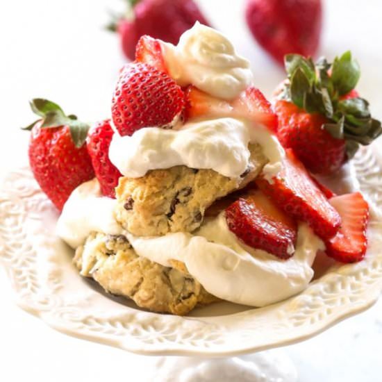 Chocolate Chip Strawberry Shortcake