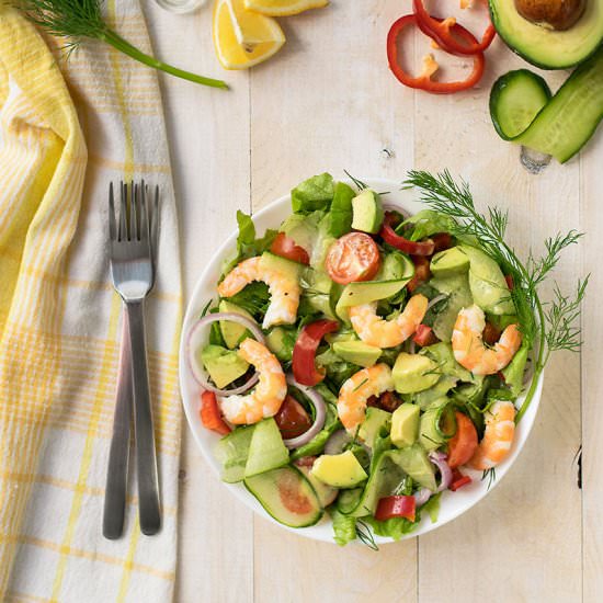 Shrimp & Avocado Salad
