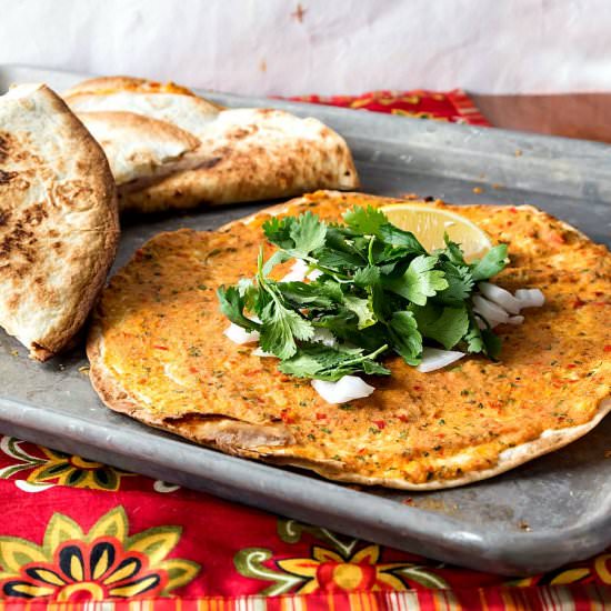 Shortcut Vegan Lahmajoun
