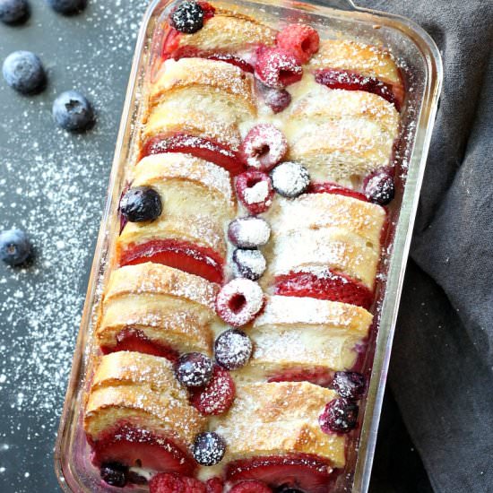 Berries ’n Cream French Toast