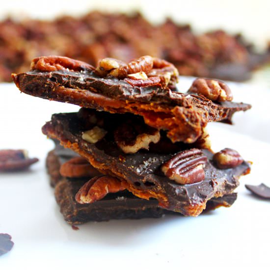 Chocolate Toffee Squares