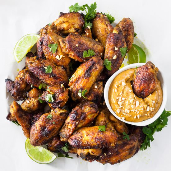 Baked Thai Chicken Wings