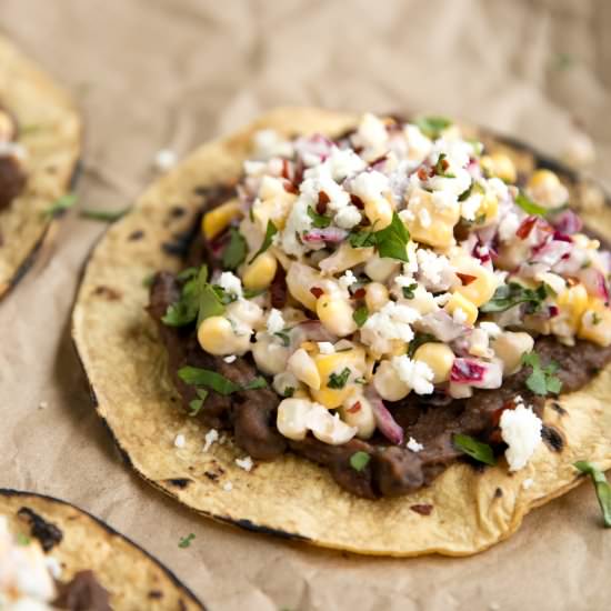 Mexican Street Corn Tostadas