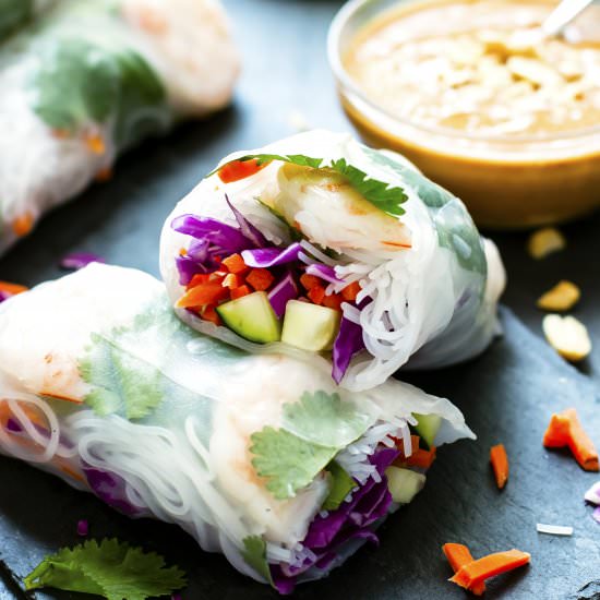 Vietnamese Fresh Spring Rolls