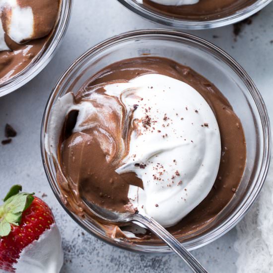 Easy Vegan Chocolate Pudding