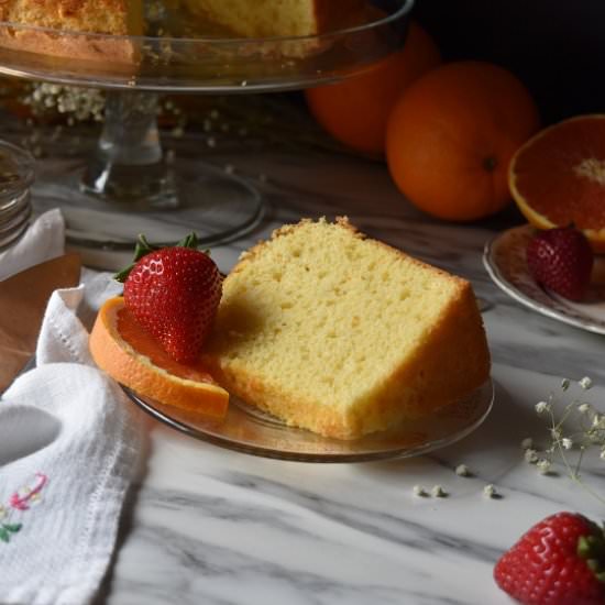 Fluffy Orange Chiffon Cake
