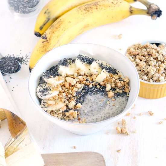 Banana Pudding Smoothie Bowl