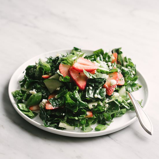 Strawberry Kale Salad