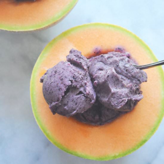 Blueberry Nice Cream