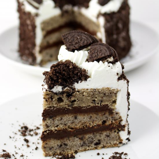 Cookies & Cream & Custard Cake
