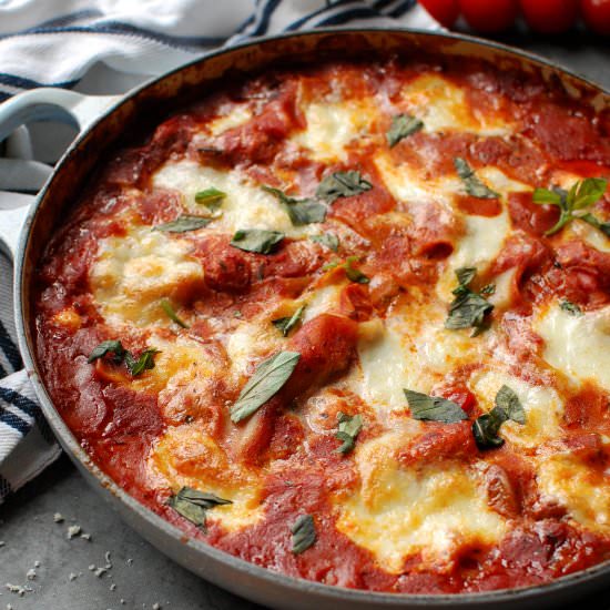 Stove Top Vegetarian Lasagna