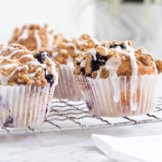 Blueberry Walnut Muffins