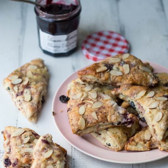 Sweet Cherry & Almond Scones