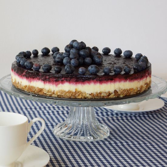 Blueberry Cream Cheese Cake