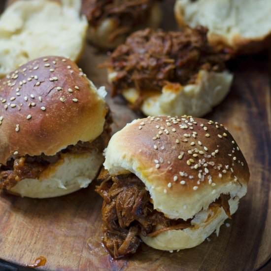 Spicy Slow Cooker Pulled Brisket