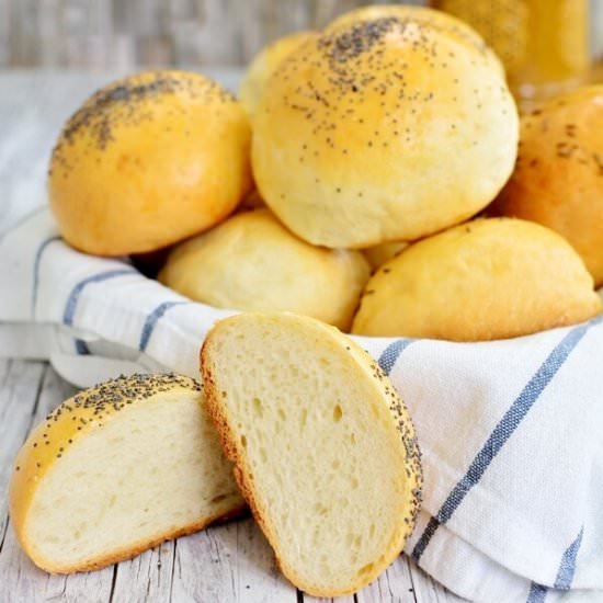 Soft homemade buns