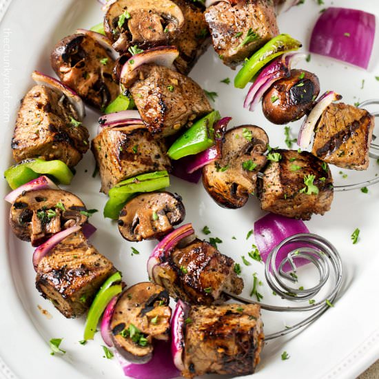 Grilled Steakhouse Kebabs