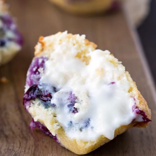 Bakery Style Blueberry Muffins