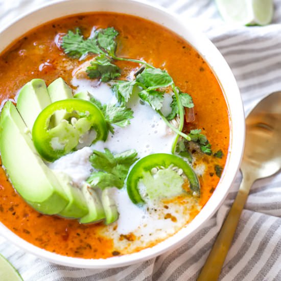 whole30 chicken tortilla-less soup