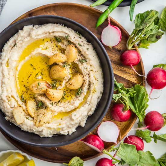 white bean dip