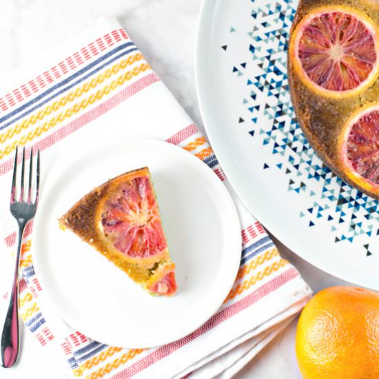Blood Orange Olive Oil Cake