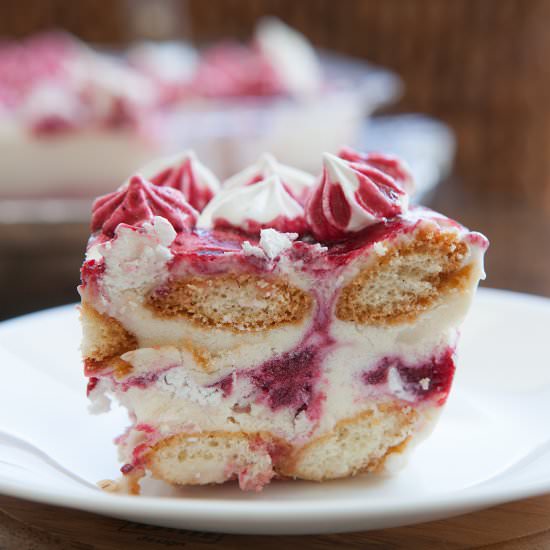 Frozen Blackberry Torte