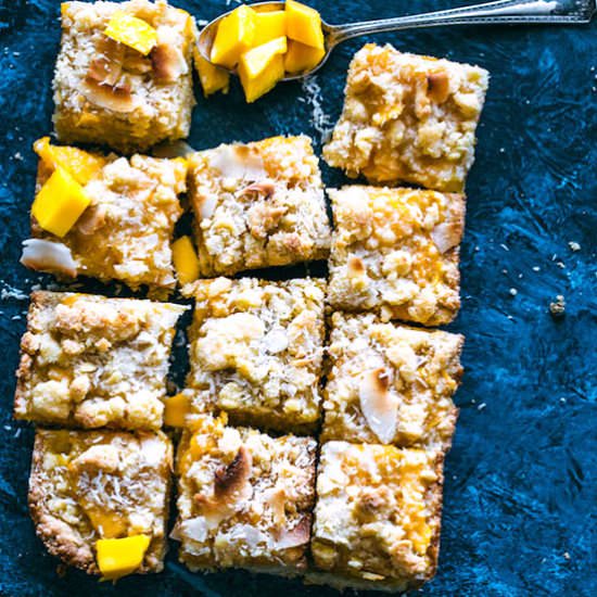 Mango Crumb Bars