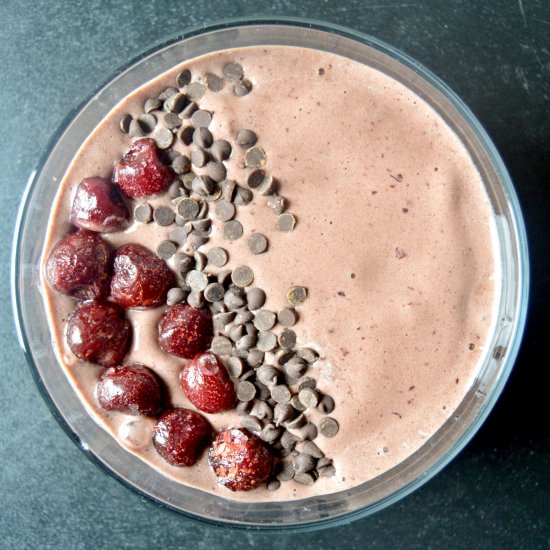 Chocolate Covered Cherry Smoothie