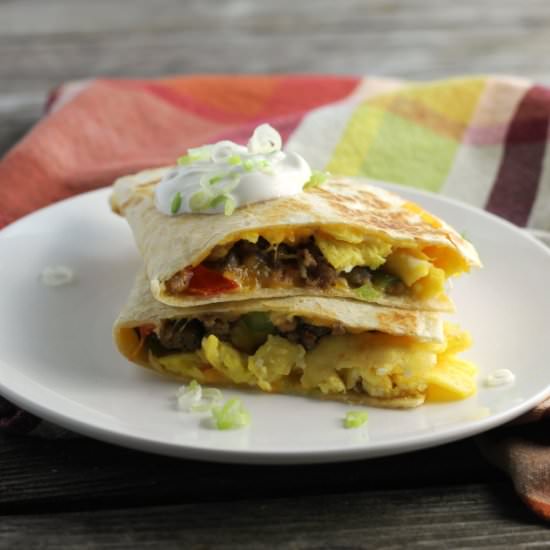 Breakfast Quesadillas