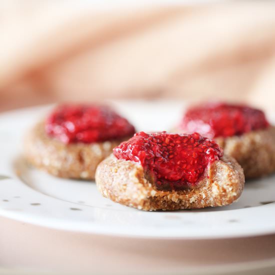 Easy 2-Step Jam Drop Cookies