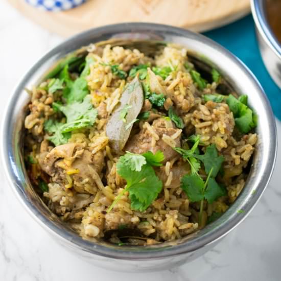 Instant Pot Chicken Biryani