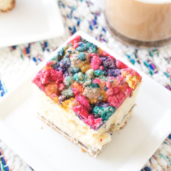 Colorful Coffee Cake
