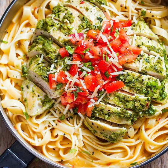 Pesto Chicken Pasta