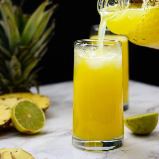 Ginger Spiked Pineapple juice