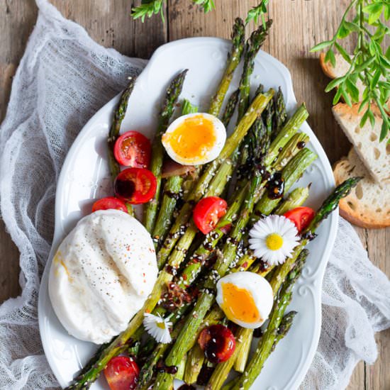 Roasted Asparagus Salad
