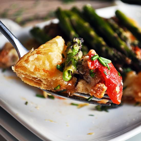 Sausage & Vegetable Tart