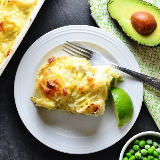 Fish Pie with Avocado and Tarragon