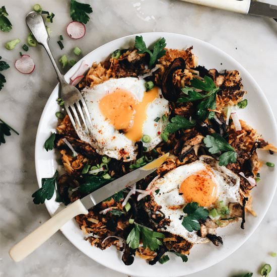 VEGETARIAN HUEVOS ROTOS