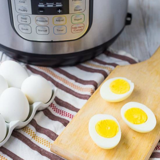 Pressure Cooker Hard Boiled Eggs