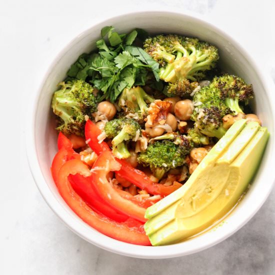 Tropical Chickpea Walnut QuinoaBowl