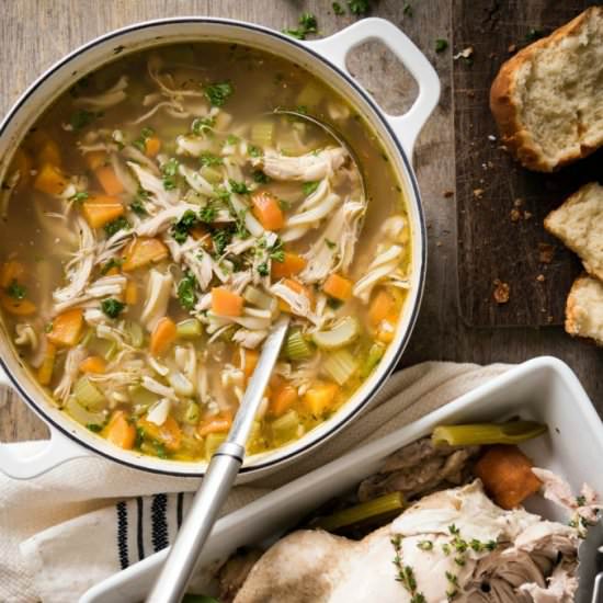 Homemade Chicken Noodle Soup