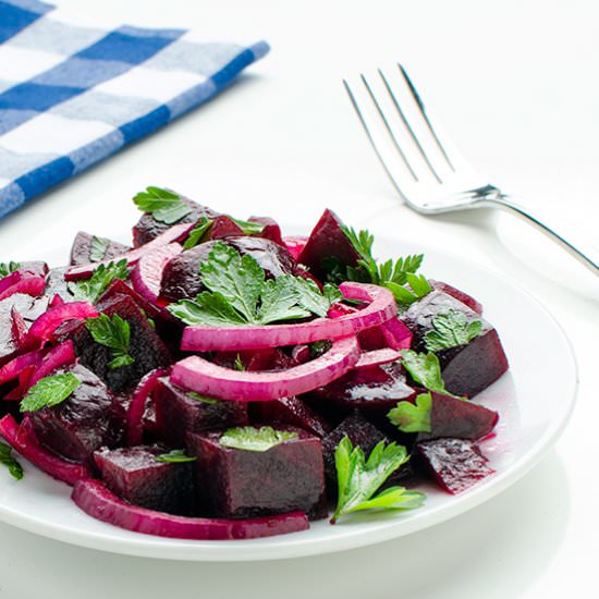 Beet and Red Onion Salad