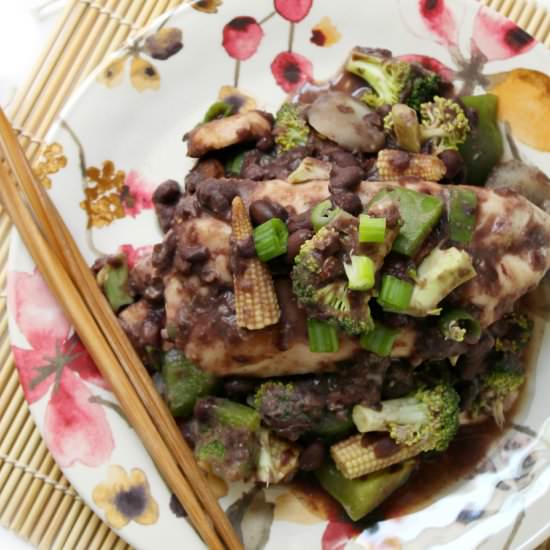 Black Bean Chicken & Vegetables GF