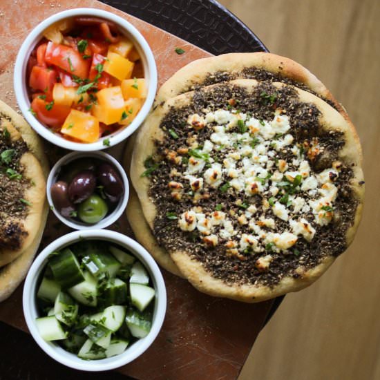 manakish za’atar
