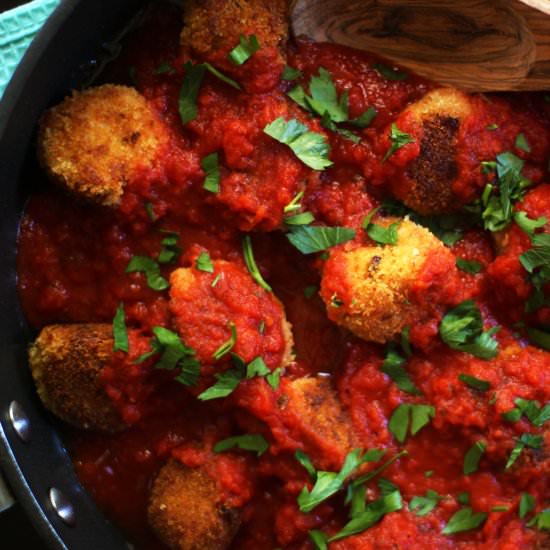 Super Easy Vegetarian Meatballs