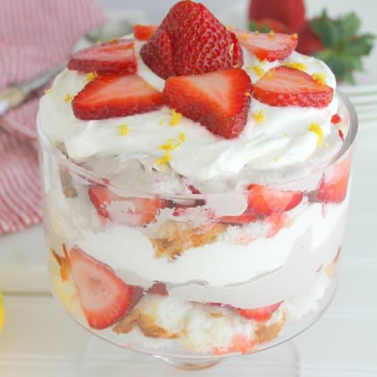 Strawberry Shortcake Trifle