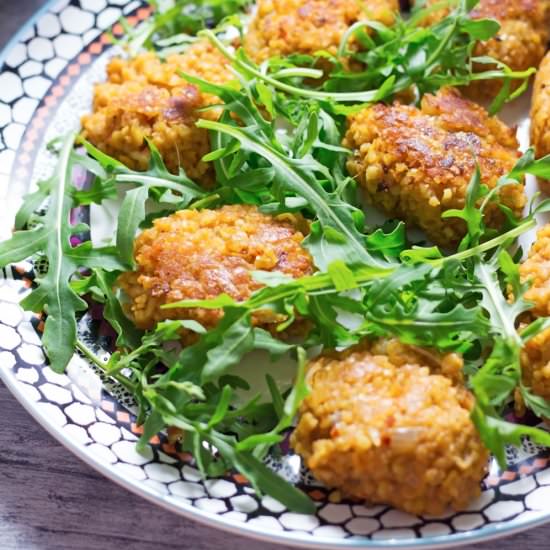 Turkish Lentil&Bulgur Wheat Patties