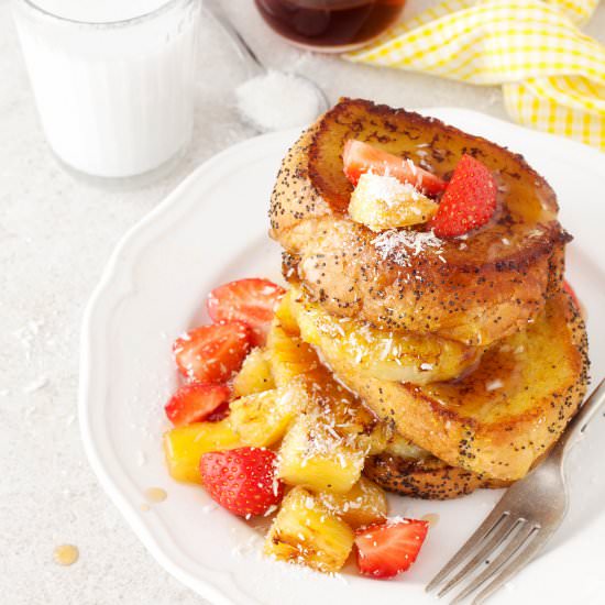Tropical Vegan French Toast