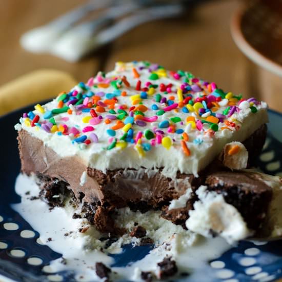 ice cream sheet cake