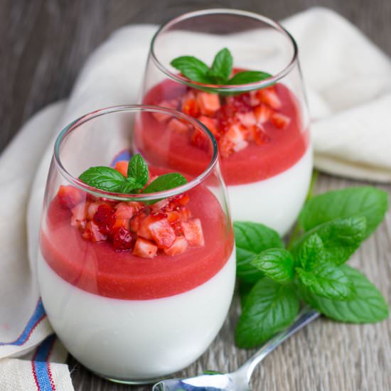 Greek Yogurt Panna Cotta